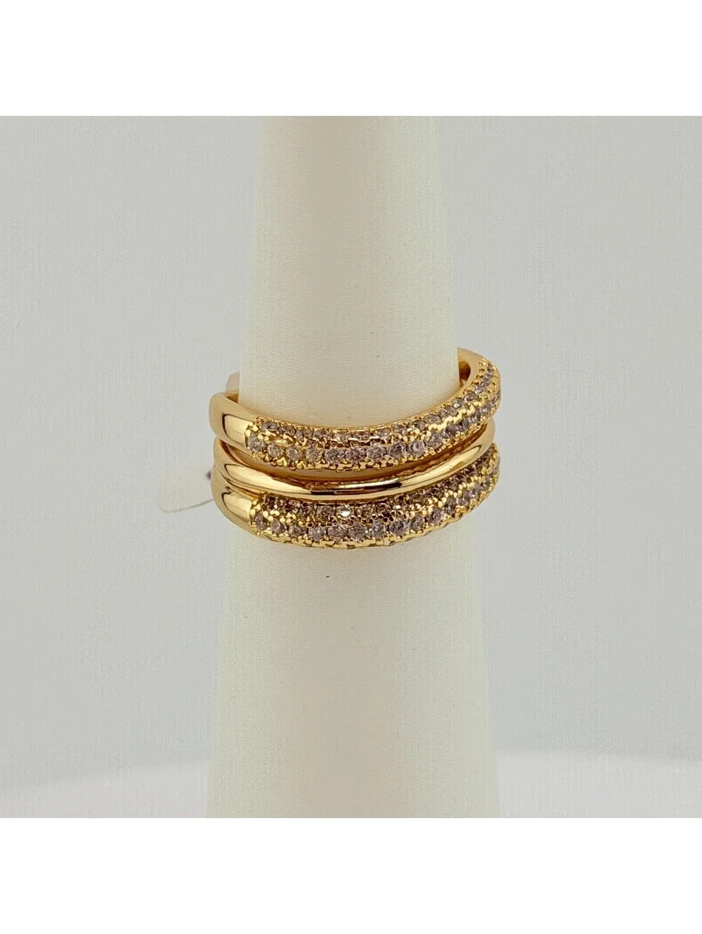 Bomb Party Pave Ring Sz 9 